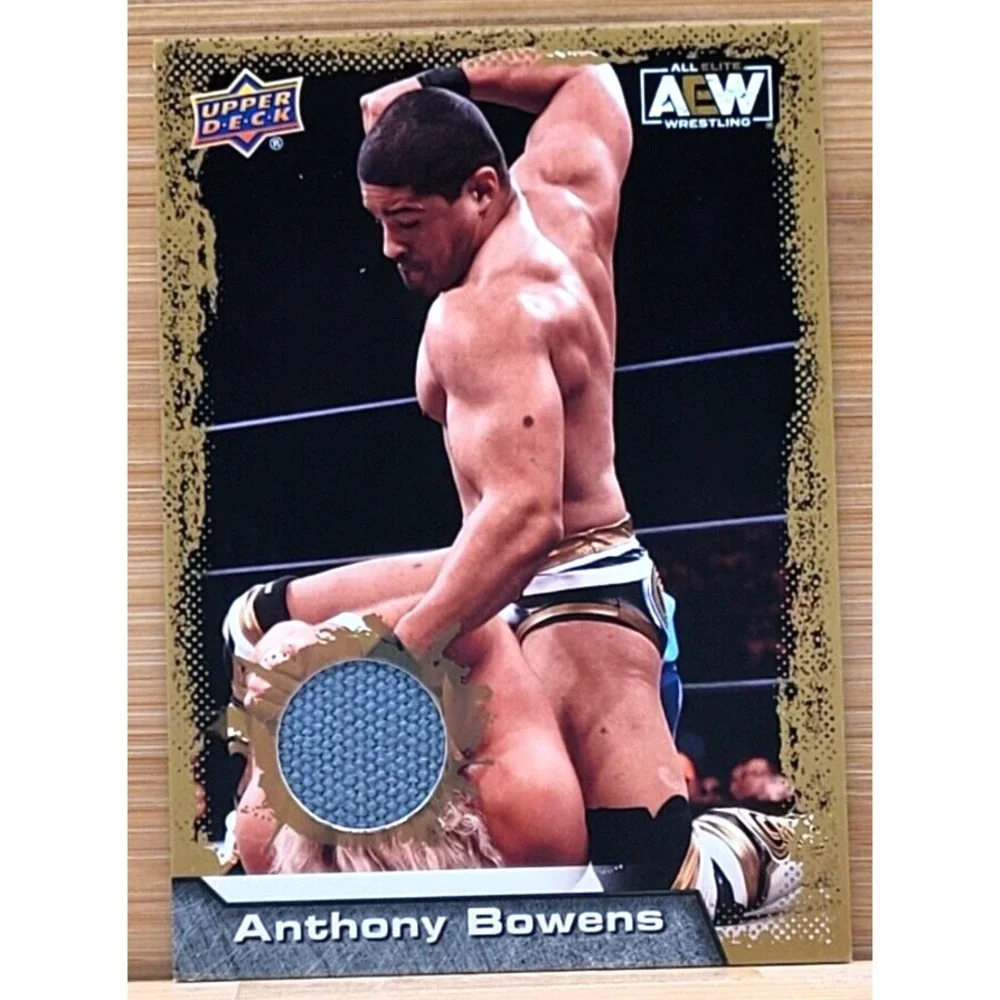 2022 UPPER DECK AEW ANTHONY BOWENS GOLD RELIC‎ ALL ELITE WRESTLING WWE